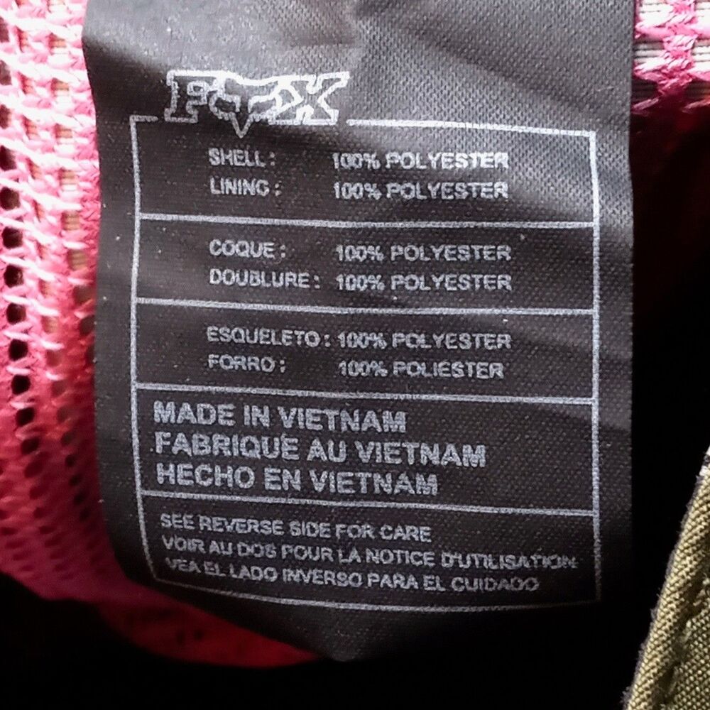 Fox Dakota Women’s Camo Motocross Racing Pants Size 11/12 Green Pink - Picture 9 of 11